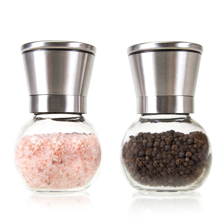 180ml spice grinder mill pepper salt grinder glass jar - Glass bottle ...