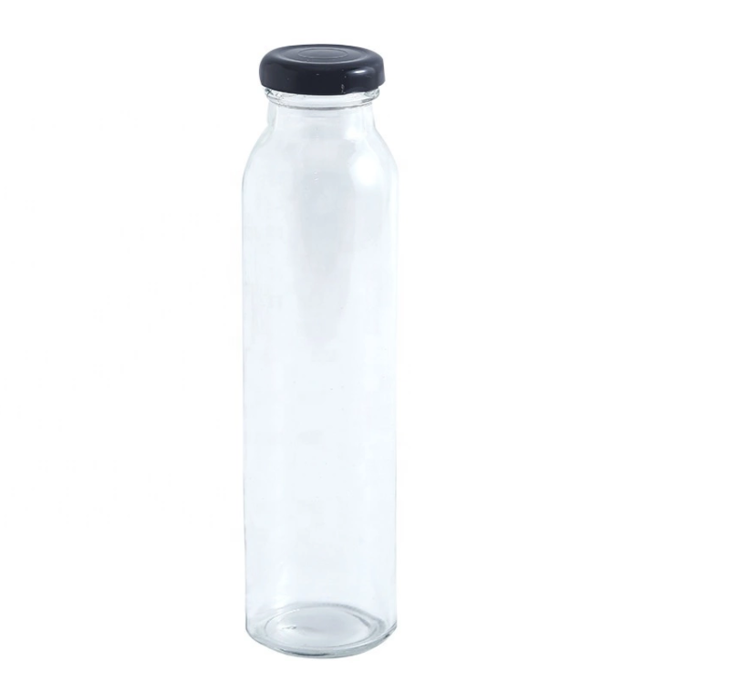 300ml 500ml Cute Round Glass Juice Bottles - Reliable Glass