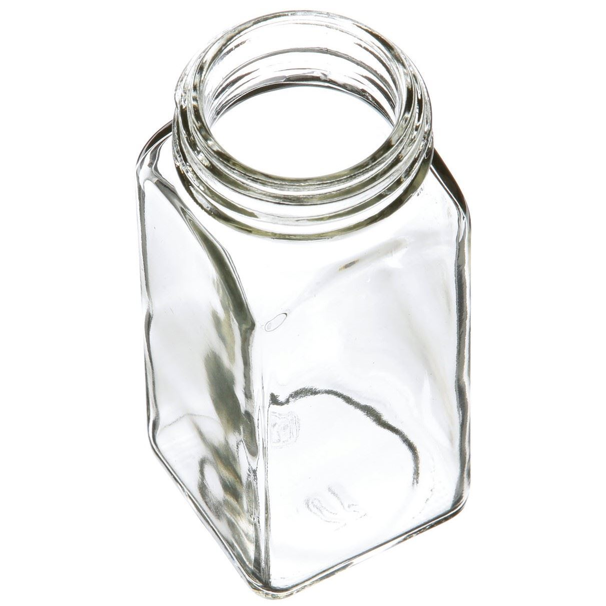 4Oz 120Ml Tiny Clear Spice Jars Bottle Container Square Glass Spice Jar  With Silver Lid - Buy 4Oz 120Ml Tiny Clear Spice Jars Bottle Container Square  Glass Spice Jar With Silver Lid
