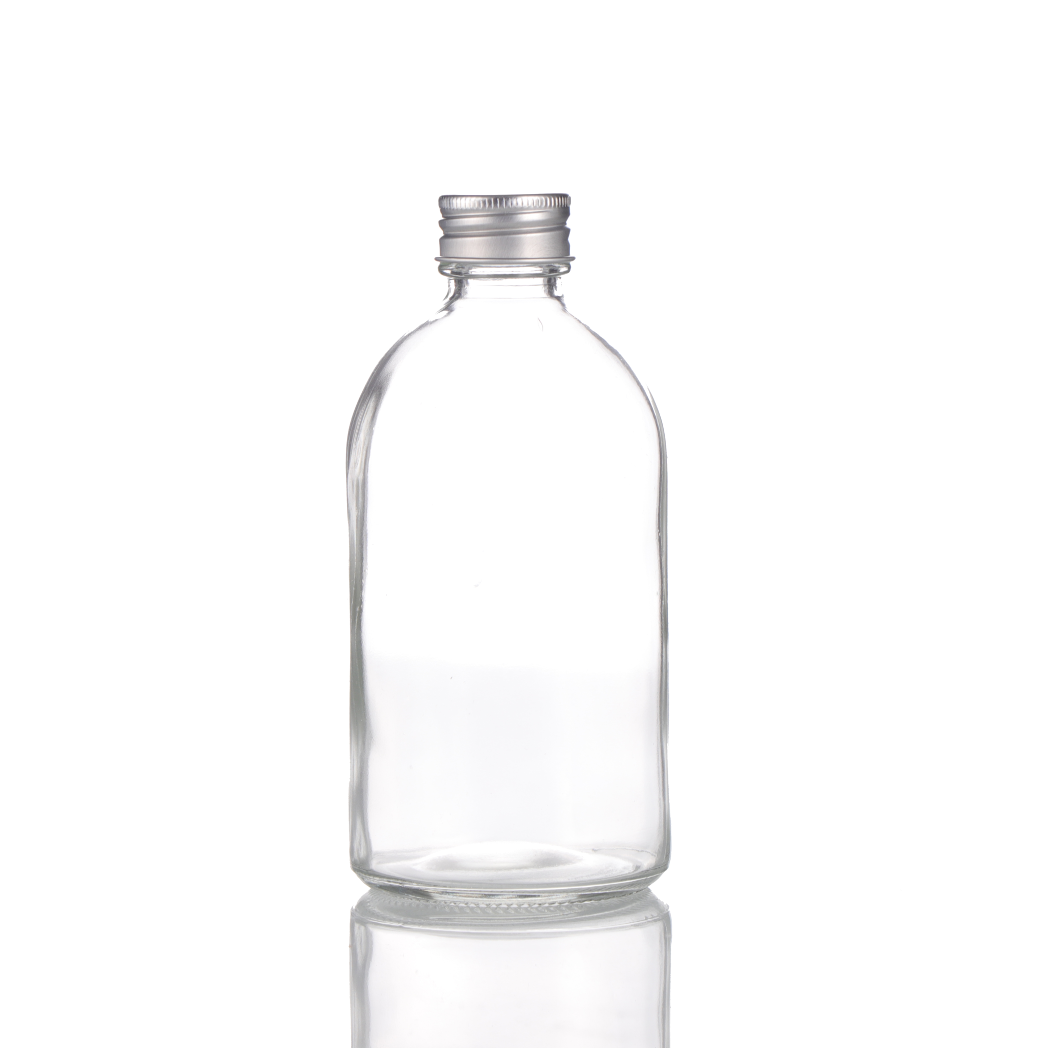 Frosted juice bottle round 300ml 350ml 500ml glass juice bottles