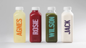 Bunch juice bottle design