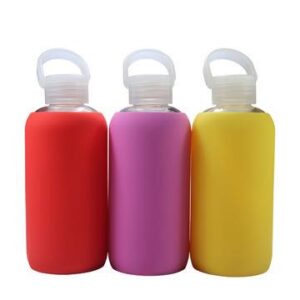 custom drinking glasses silicone sleeve water